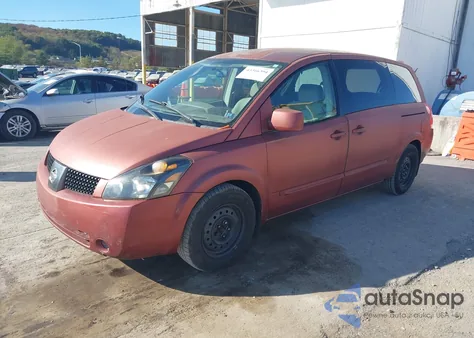 2004 Nissan Quest 3.5 S from USA, damaged, VIN 5N1BV28U74N336892